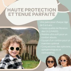 Lunettes de soleil Joy Rose dragée (9-24 mois)