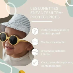 Lunettes de soleil Joy Rose dragée (9-24 mois)