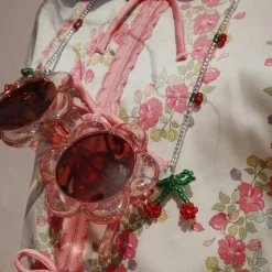 Lunettes de soleil junior Glitter Rose Fleur (5-10 ans)