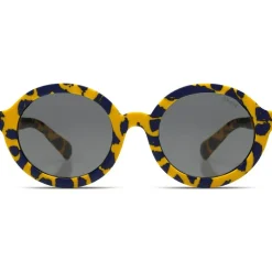 Lunettes de soleil Kiddos Lou Pattern yellow blue (3-5 ans)