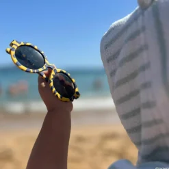 Lunettes de soleil Kiddos Lou Pattern yellow blue (3-5 ans)