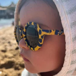 Lunettes de soleil Kiddos Lou Pattern yellow blue (3-5 ans)