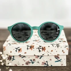 Lunettes de soleil Merry Tropical green (2-4 ans)