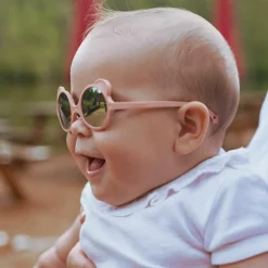 Lunettes de soleil Ourson Rose pêche (12-24 mois)