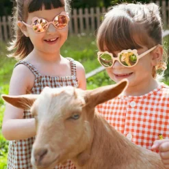 Lunettes de soleil Ourson Rose pêche (12-24 mois)