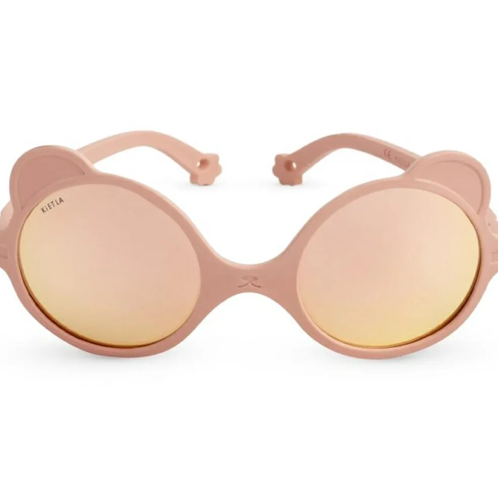 Lunettes de soleil Ourson Rose pêche (0-12 mois)
