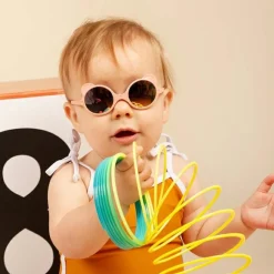 Lunettes de soleil Ourson Rose pêche (0-12 mois)