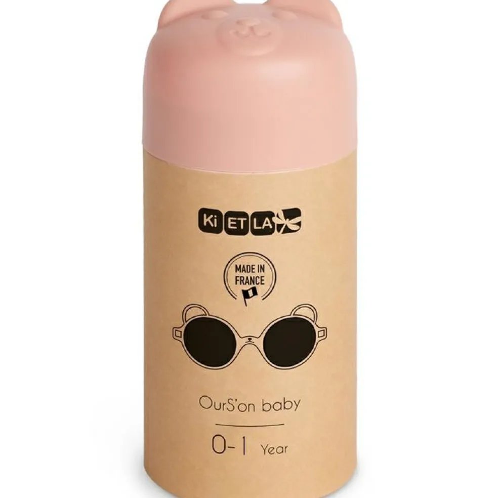 Lunettes de soleil Ourson Rose pêche (0-12 mois)