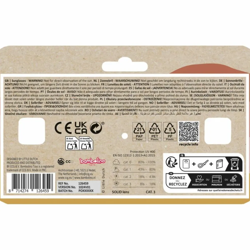 Lunettes de soleil Round Flowers