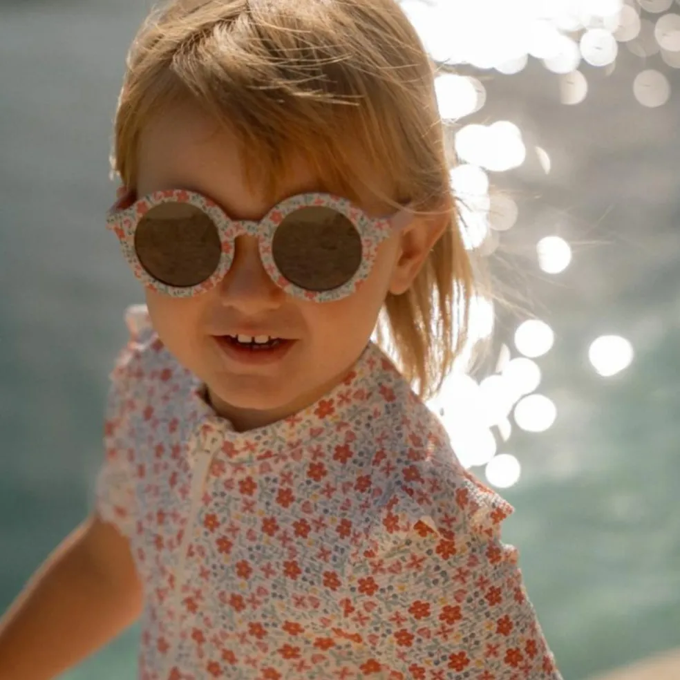 Lunettes de soleil Round Flowers