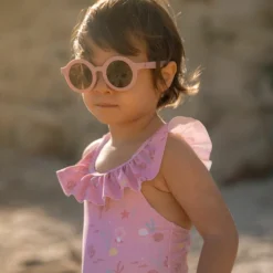 Lunettes de soleil Round Light Pink