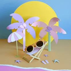 Lunettes de soleil Sunshine Rainbow Orange (4-6 ans)