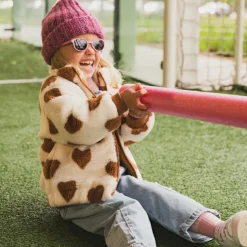 Lunettes de soleil Wazz rose pivoine (2-4 ans)