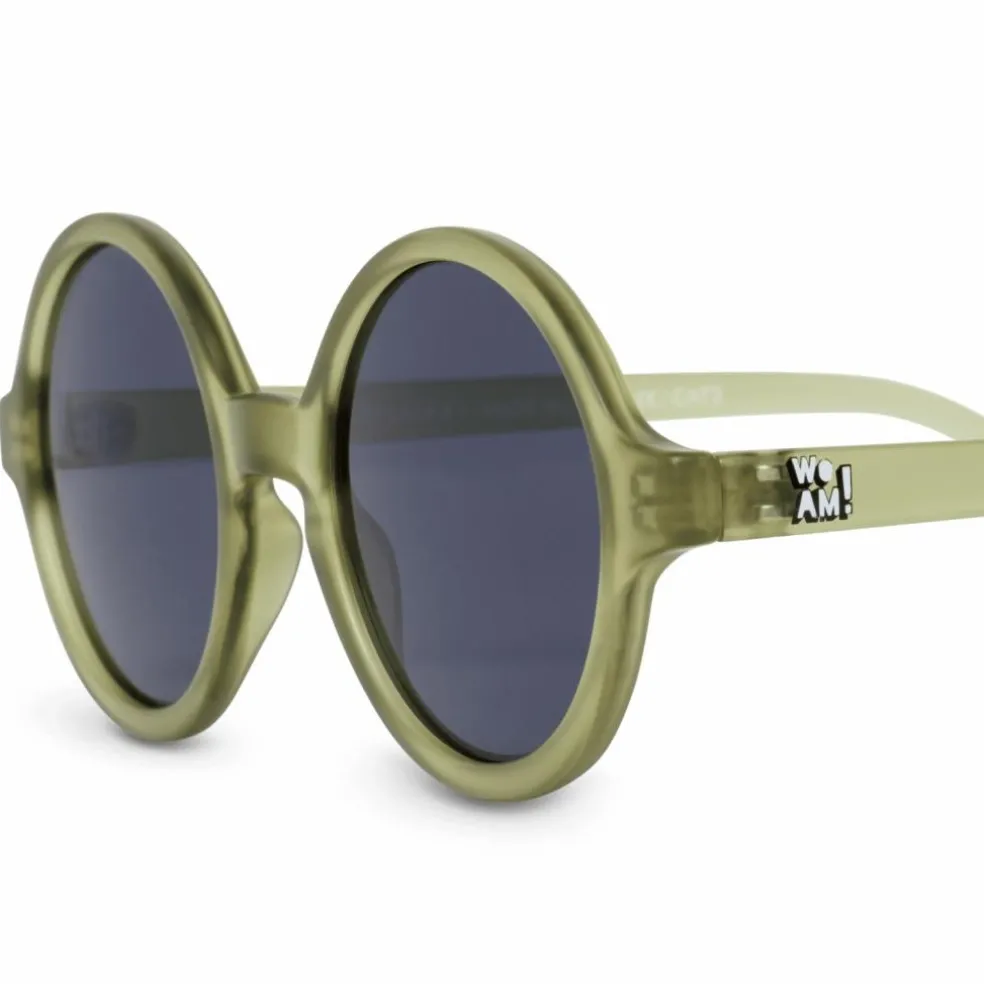 Lunettes de soleil Woam Olive translucide (2-4 ans)