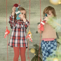 Lutin de Noël Holy à suspendre phosphorescent