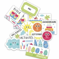 Ma pochette d'aimants Calendrier de la semaine