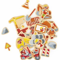 Magnets Engins de chantier (24 pièces)