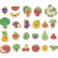 Magnets Fruits et légumes (24 pièces)