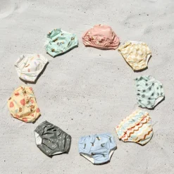 Maillot de bain couche Palmiers olive fonc (19-24 mois)