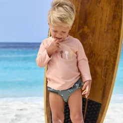 Maillot de bain couche Palmiers olive foncé (25-36 mois)