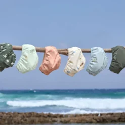 Maillot de bain couche Planches de surf écru (07-12 mois)