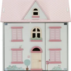 Maison de poupée moyenne en bois