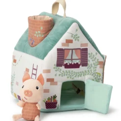Maison du loup et des 3 petits cochons