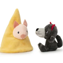Maison du loup et des 3 petits cochons