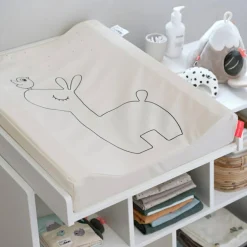 Matelas à langer Easy wipe Lalee Sable (50 x 65 cm)