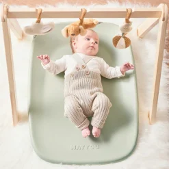 Matelas à langer en mousse Softy vert (70 x 50 cm)