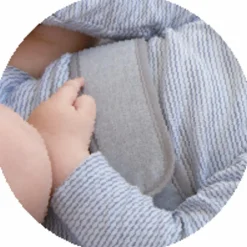 Matelas à langer Mat' Confort chiné kaki (70 x 50 cm)