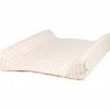 Matelas à langer Stories Édition limitée Powder mauve grid
