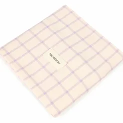 Matelas à langer Stories Édition limitée Powder mauve grid