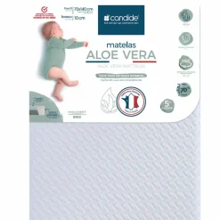 Matelas aloé vera déhoussable (70 x 140 cm)