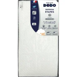 Matelas Etapes déhoussable (60 x 120 cm)