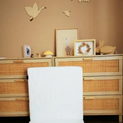 Matelas pliant 2 parties Zen déhoussable (60x120 cm)