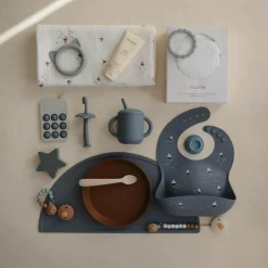 Maxi lange en coton bio Boats (120 x 120 cm)