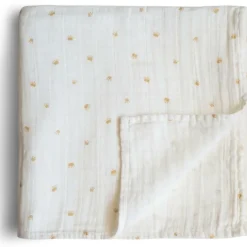 Maxi lange en coton bio Couronne (120 x 120 cm)