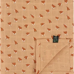 Maxi lange en mousseline Fierce Fox (110 x 110 cm)