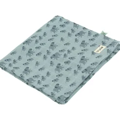 Maxi lange en mousseline Enchanting Elephant (110 x 110 cm)