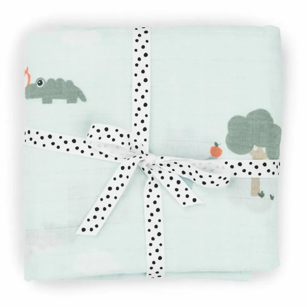 Maxi lange Playground Bleu