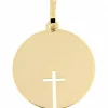 Médaille ajourée Croix (or jaune 750°) - Reconditionné
