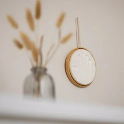 Médaillon empreinte en bois