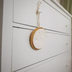 Médaillon empreinte en bois