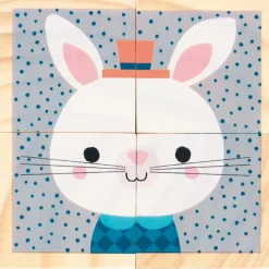 Mes premiers cubes Portraits de la forêt (4 cubes)