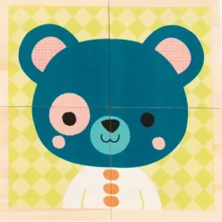 Mes premiers cubes Portraits de la forêt (4 cubes)