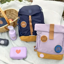 Mini sac à dos Rolltop Little Gang Mauve