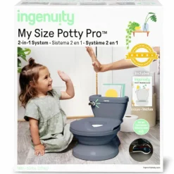 Mini toilette avec réducteur Bleu