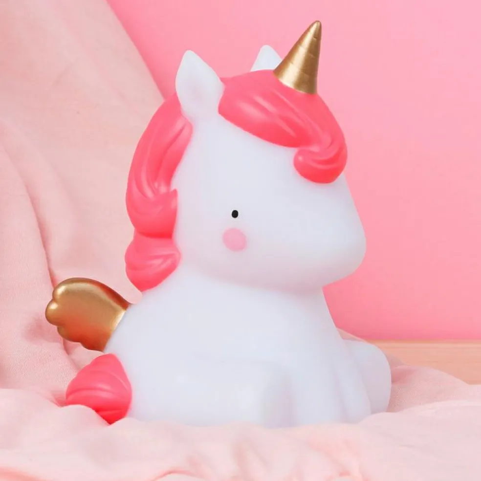 Mini veilleuse licorne or édition limitée (12 cm)
