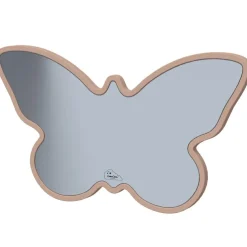 Miroir Papillon en bois Dusty Rose